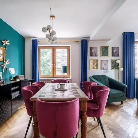 Golden Saska Kepa Luxury Retreat With Garden & Design Interior Warsaw
